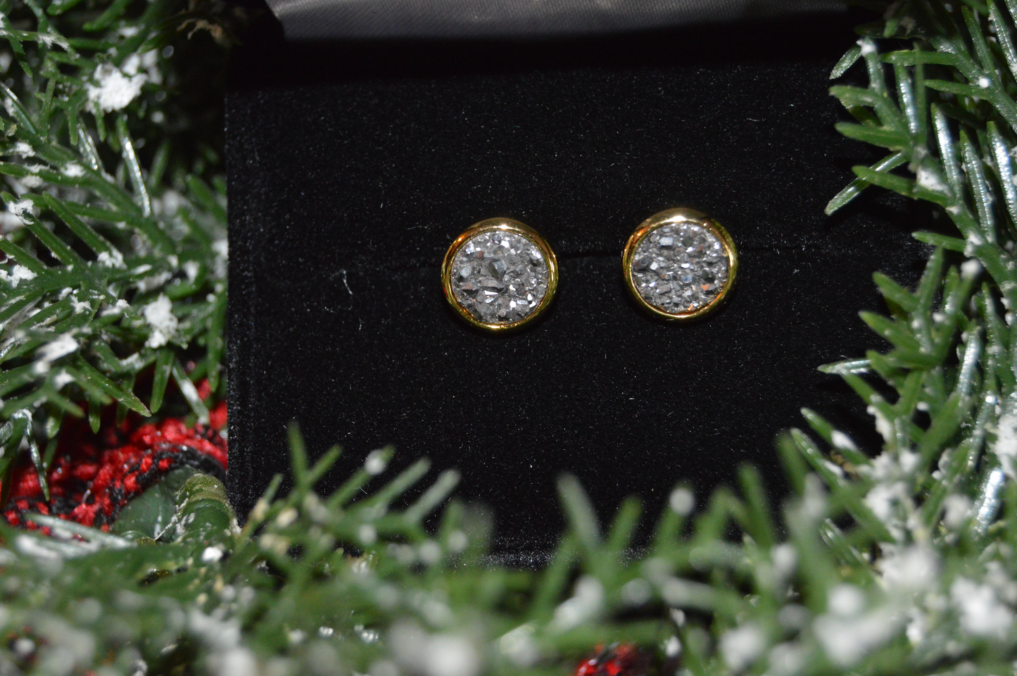 Druzy Studs (Silver)